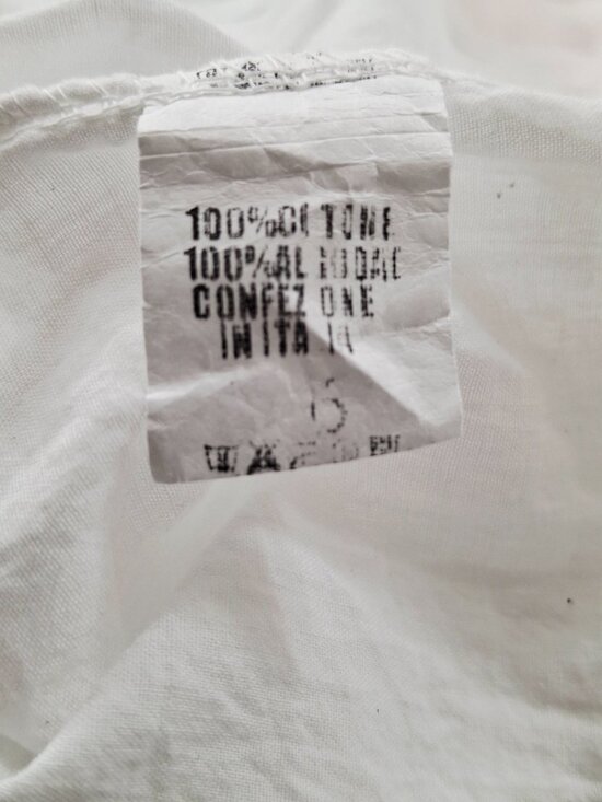 Boho XL White Embroidered Cotton Peasant Tiered Maxi Dress Smocked Stretch Waist - Picture 13 of 13